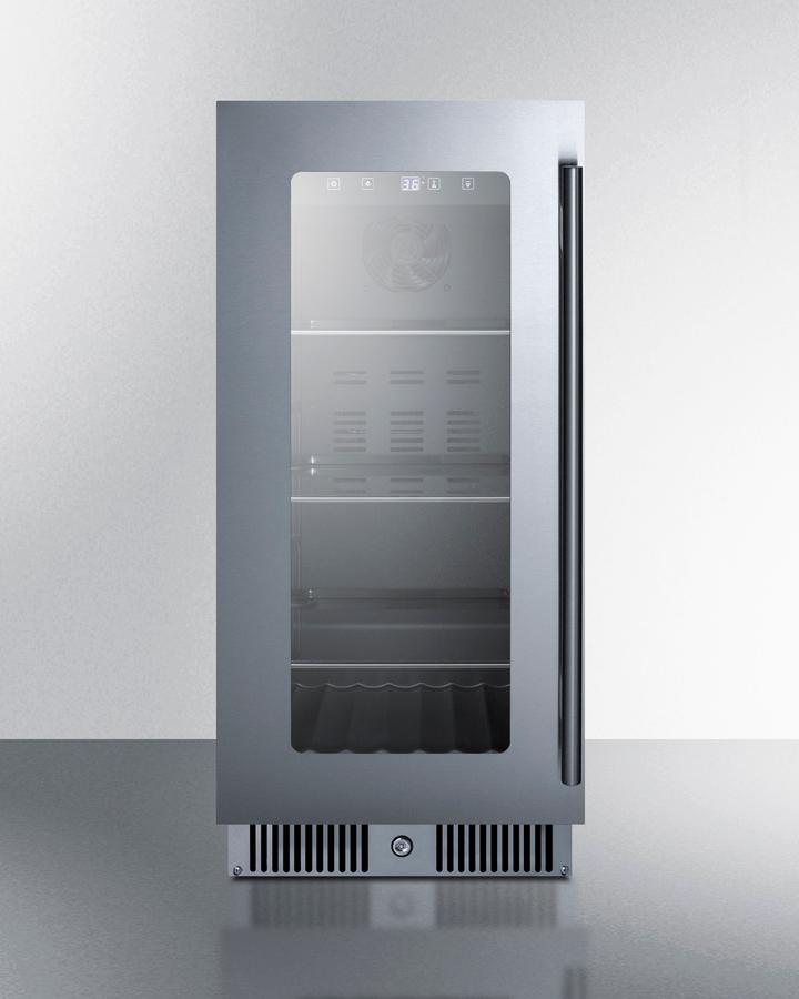 Summit CL156BVLHD 15" Wide Built-In Beverage Center