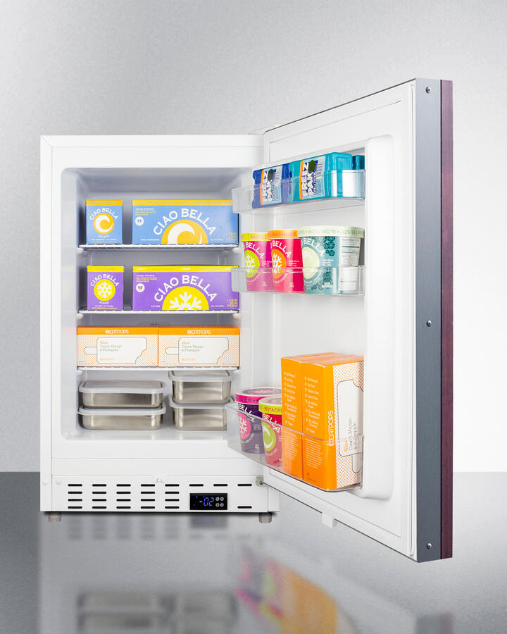 Summit ALFZ36IF 20" Wide Built-In All-Freezer, Ada Compliant