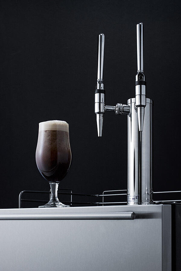 Summit SBC58BLBIADANCFTWIN 24" Wide Built-In Coffee Kegerator, Ada Compliant