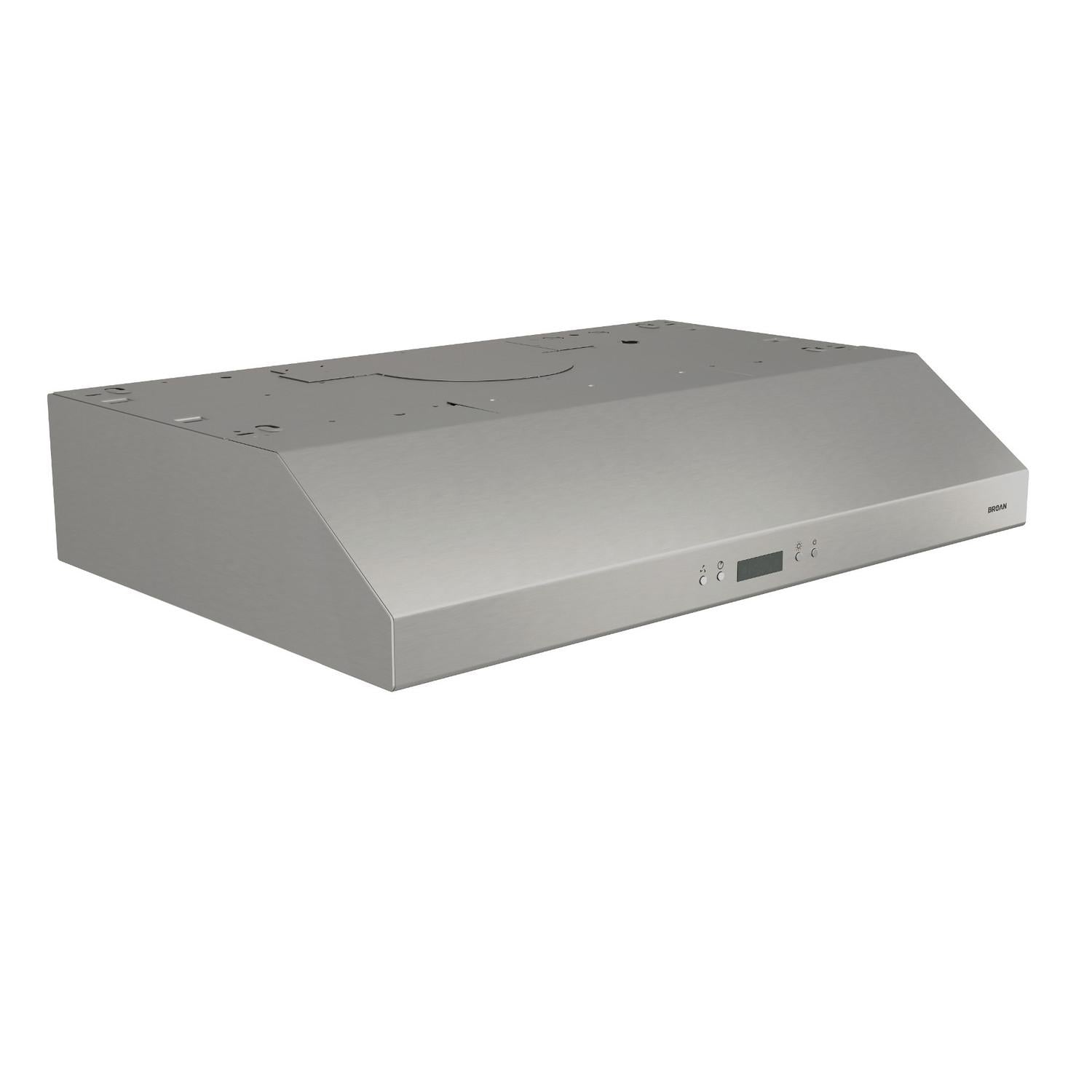 Broan BCDJ136SS Broan® Glacier 36-Inch Convertible Under-Cabinet Range Hood, 450 Max Blower Cfm, Stainless Steel