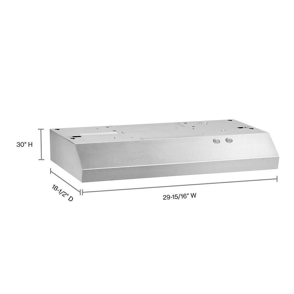 Kitchenaid WVU17UC0JS 30" Range Hood With Full-Width Grease Filters