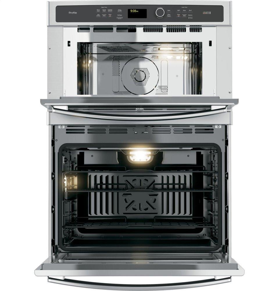Ge Appliances PT9800SHSS Ge Profile™ 30 In. Combination Double Wall Oven With Convection And Advantium® Technology