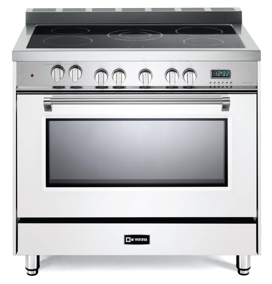 Verona VPFSEE365W Prestige 36" Electric Glass Top Range - White