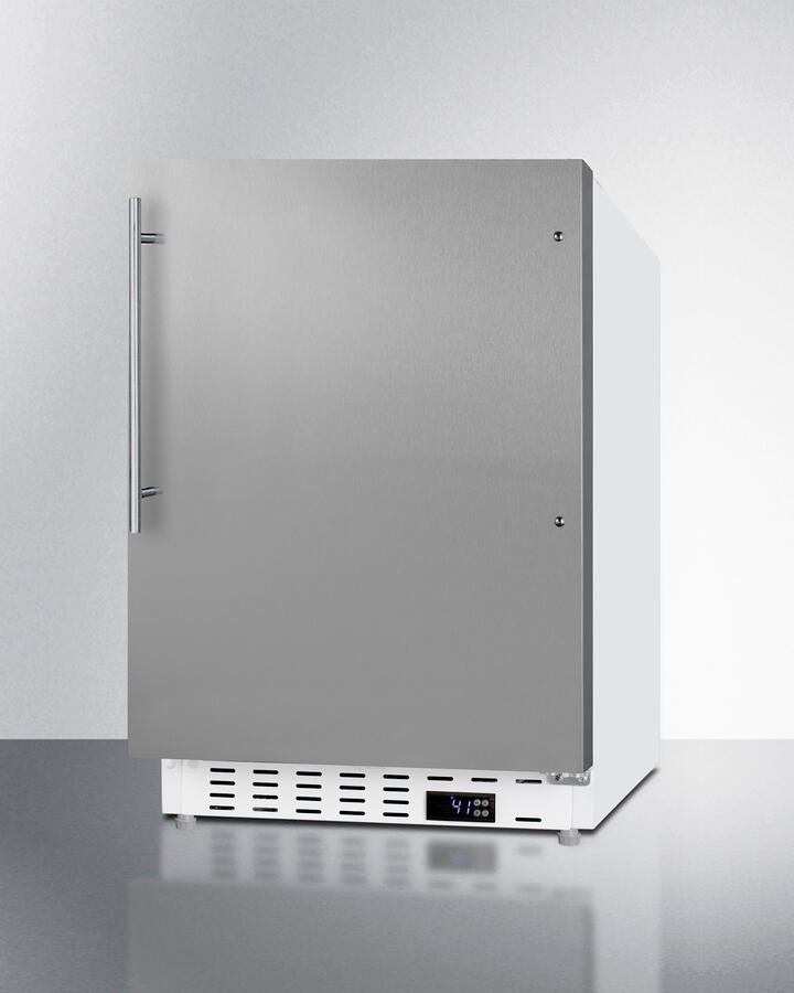 Summit ALR46WSSHV 20" Wide Built-In All-Refrigerator, Ada Compliant