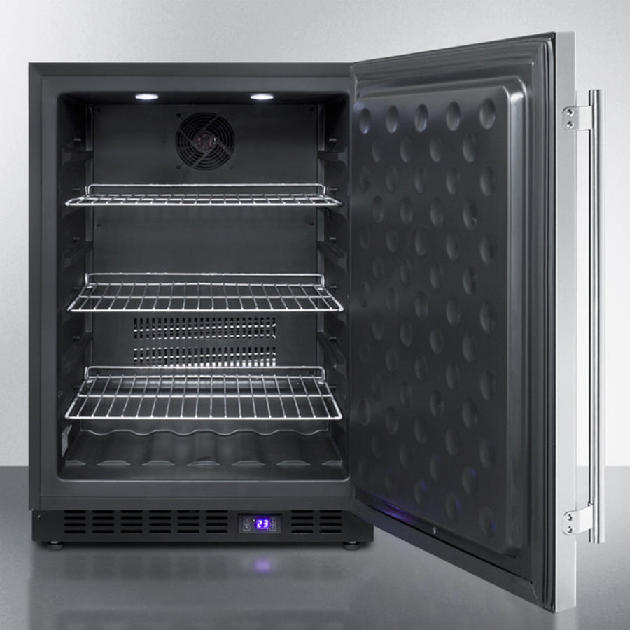 Summit SCFF53BSS 24" Wide Built-In All-Freezer