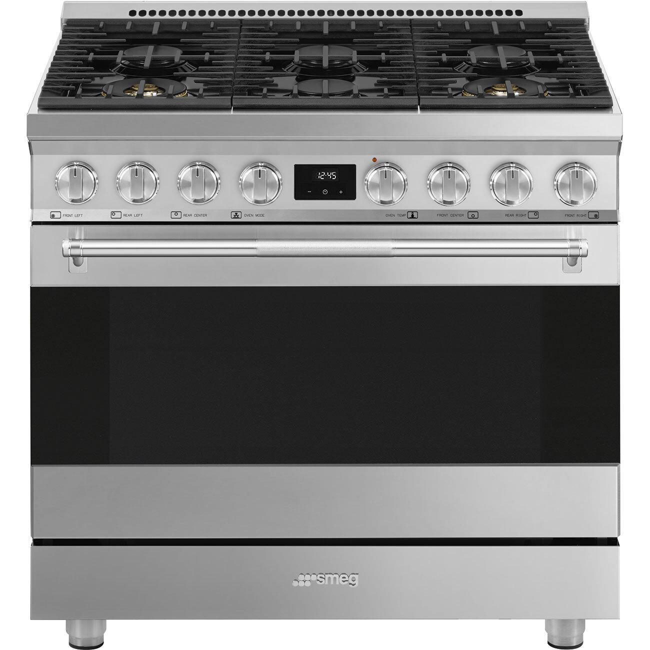 Smeg SPR36UGGX Range Stainless Steel Spr36Uggx