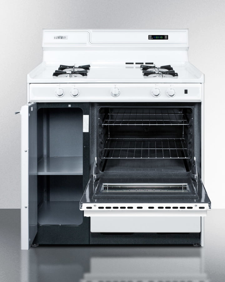 Summit WNM4307KW 36" Wide Gas Range