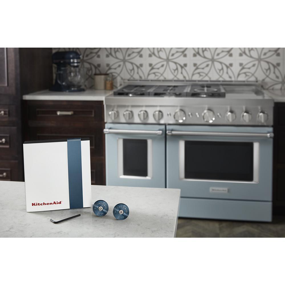 Maytag W11368841DD Kitchenaid® Commercial-Style Range Handle Medallion Kit