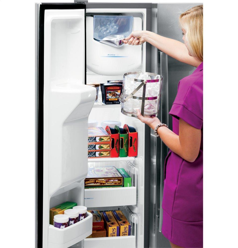 Ge Appliances PSE25KSHSS Ge Profile™ Series Energy Star® 25.3 Cu. Ft. Side-By-Side Refrigerator