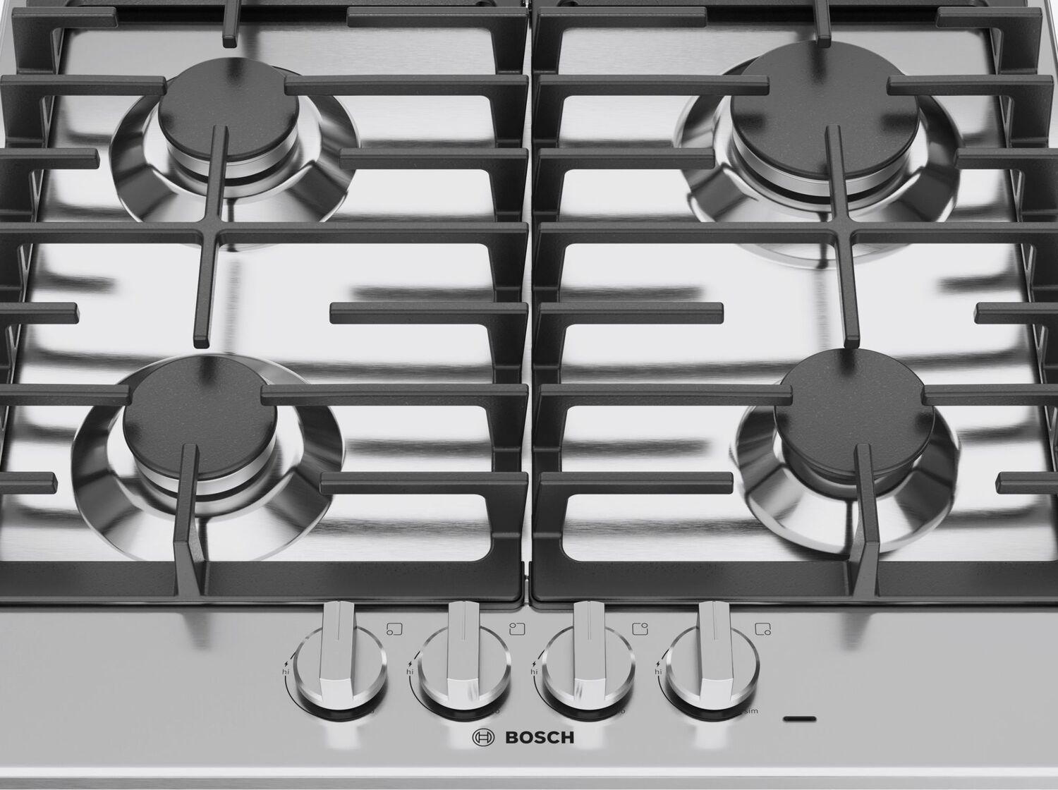 Bosch NGM5453UC 500 Series Gas Cooktop Stainless Steel Ngm5453Uc