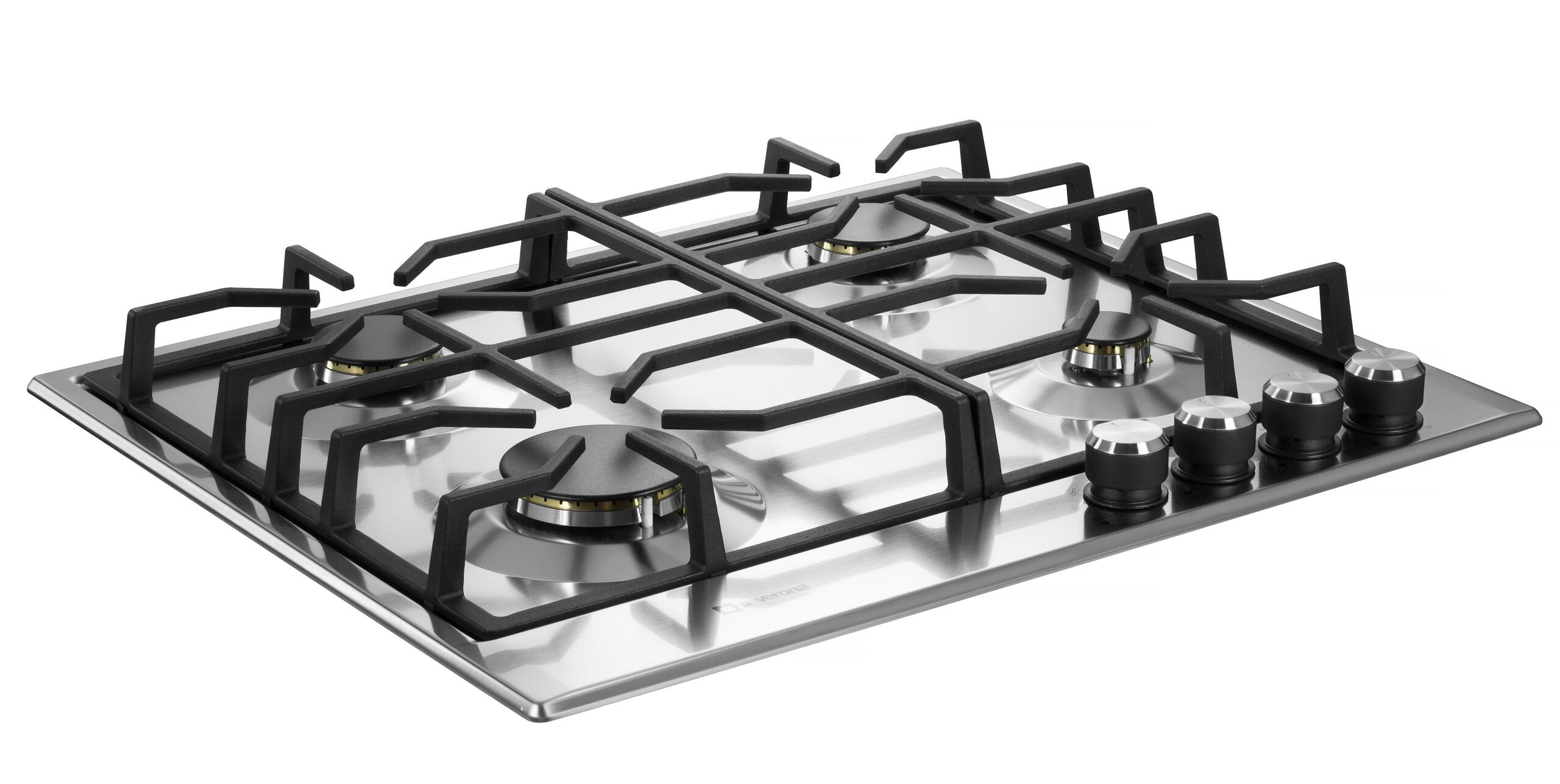 Verona VDGCT530FSS Verona 30" Designer Gas Cooktop-Brass Burners Ss