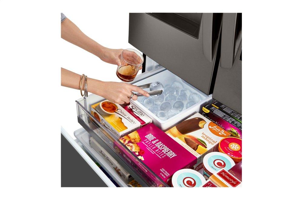Lg LRFVC2406D 24 Cu. Ft. Smart Wi-Fi Enabled Instaview™ Door-In-Door® Counter-Depth Refrigerator With Craft Ice™ Maker