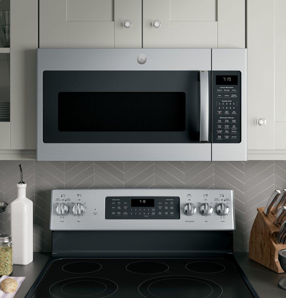Ge Appliances JVM7195SKSS Ge® 1.9 Cu. Ft. Over-The-Range Sensor Microwave Oven