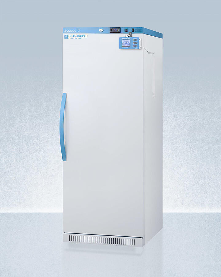 Summit ARS12PVDL2B Performance Series Pharma-Vac 12 Cu.Ft. Upright All-Refrigerator For Vaccine Storage With Factory-Installed Data Logger, Antimicrobial Silver-Ion Handle, And Hospital Grade Cord With 'Green Dot' Plug