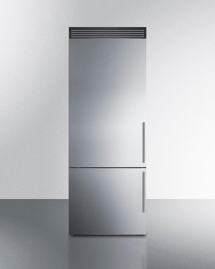 Summit FFBF279SSXH72LHD 28" Wide Bottom Freezer Refrigerator
