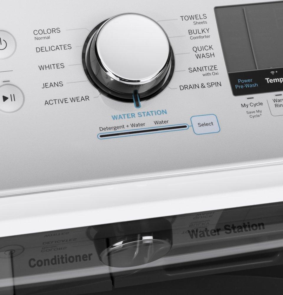 Ge Appliances GTW845CSNWS Ge® 5.0 Cu. Ft. Capacity Smart Washer With Sanitize W/Oxi And Smartdispense