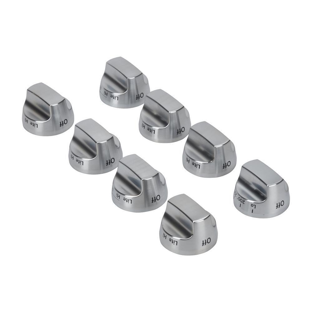Amana W10231704 Cooktop Burner Control Knob Kit, Stainless Steel