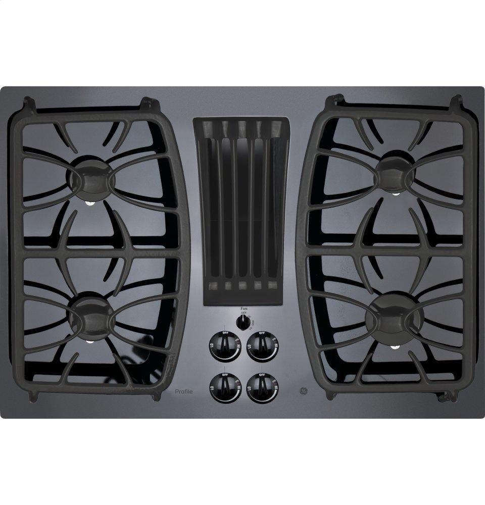 Ge Appliances PGP9830DJBB Ge Profile™ 30" Built-In Gas Downdraft Cooktop