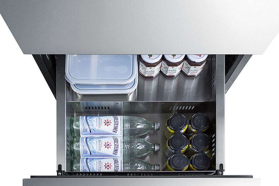 Summit ADRD24 24" Wide 2-Drawer All-Refrigerator, Ada Compliant