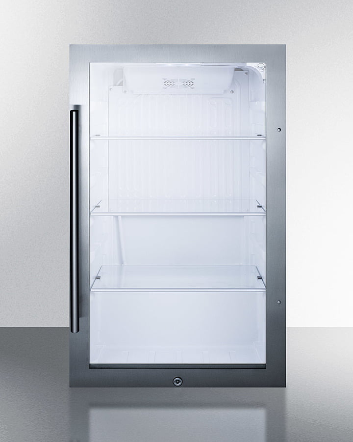 Summit SPR489OS Shallow Depth Indoor/Outdoor Beverage Cooler
