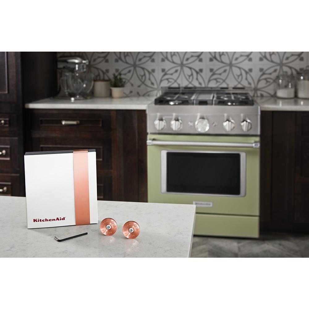 Amana W11368841CF Kitchenaid® Commercial-Style Range Handle Medallion Kit