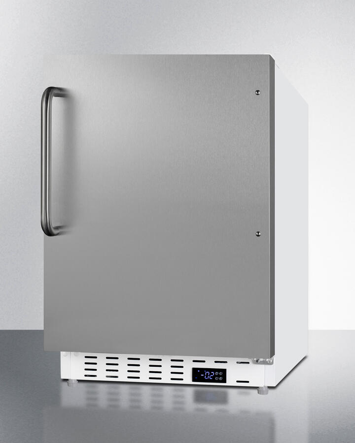 Summit ALFZ36SSTB 20" Wide Built-In All-Freezer, Ada Compliant