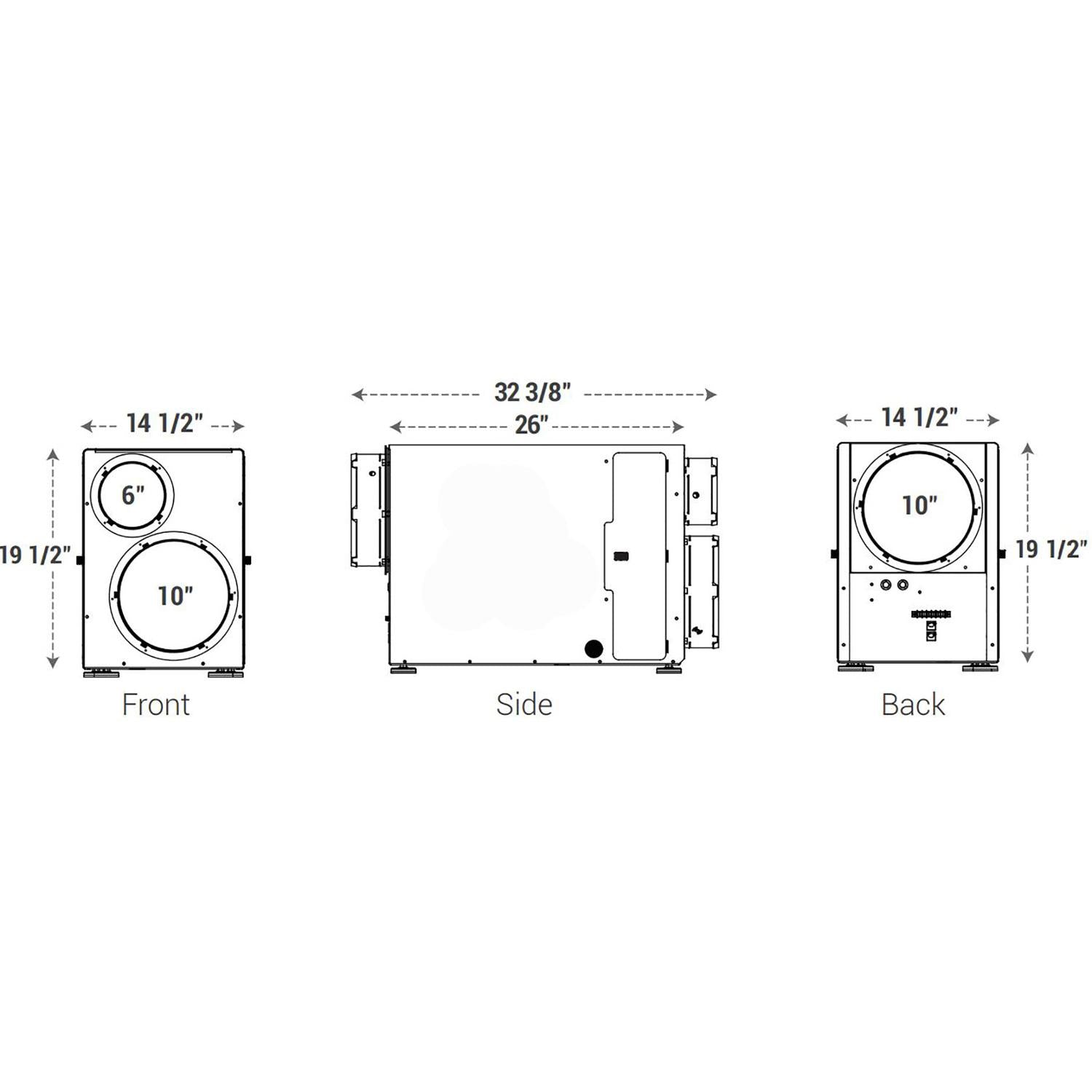 Broan B98DHV Broan® Deh 3000R Digital Control & Remote Sensor