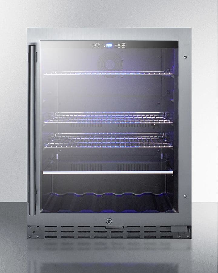 Summit ALBV2466CSS 24" Wide Built-In Beverage Cooler, Ada Compliant