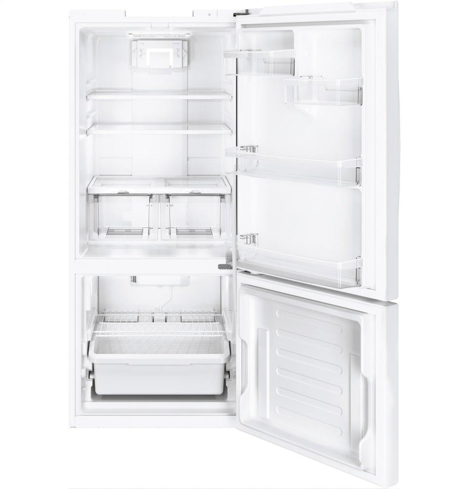 Ge Appliances GBE21DGKWW Ge® Energy Star® 21.0 Cu. Ft. Bottom-Freezer Refrigerator