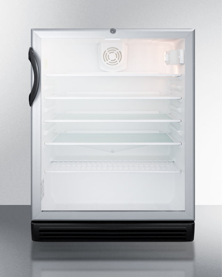 Summit SCR600BGLADA Commercially Listed Ada Compliant 5.5 Cu.Ft. Freestanding Beverage Center In A 24