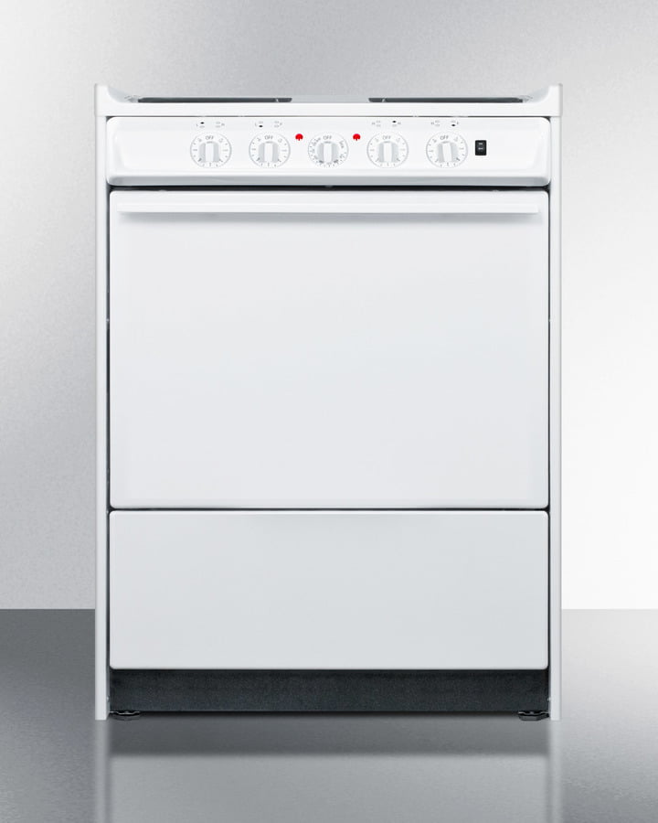 Summit WEM610R 24" Wide Electric Coil Top Range