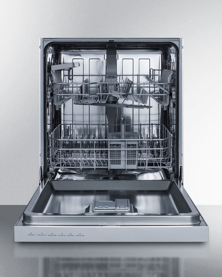 Summit DW2435SSADA 24" Wide Built-In Dishwasher, Ada Compliant