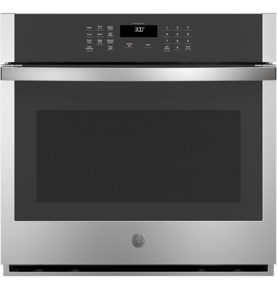 Ge Appliances JTS3000SNSS Ge® 30" Smart Built-In Self-Clean Single Wall Oven With Never-Scrub Racks