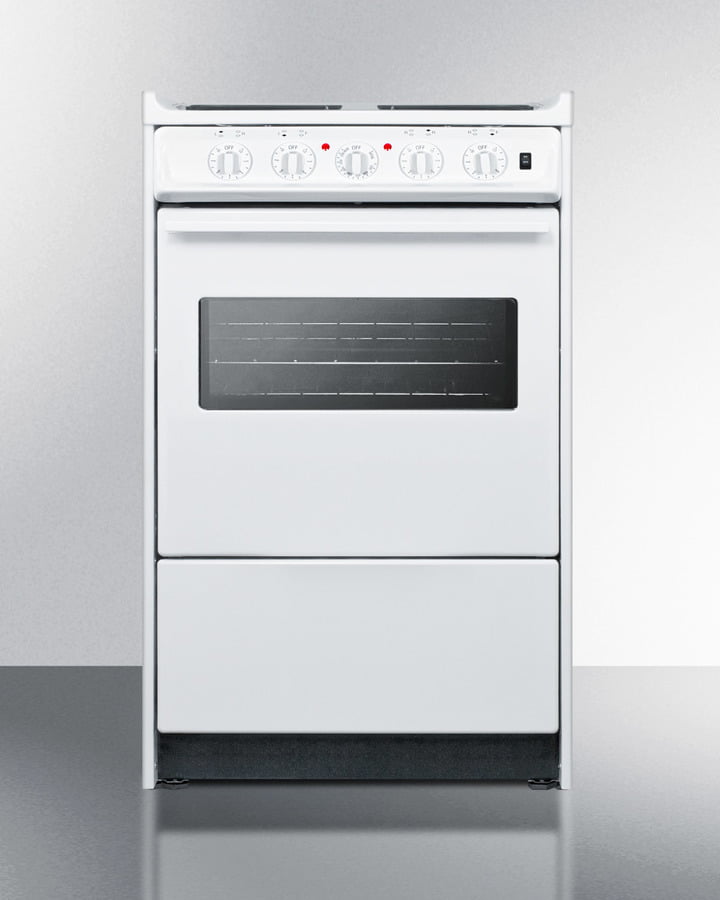 Summit WEM110RW 20" Wide Electric Coil Top Range