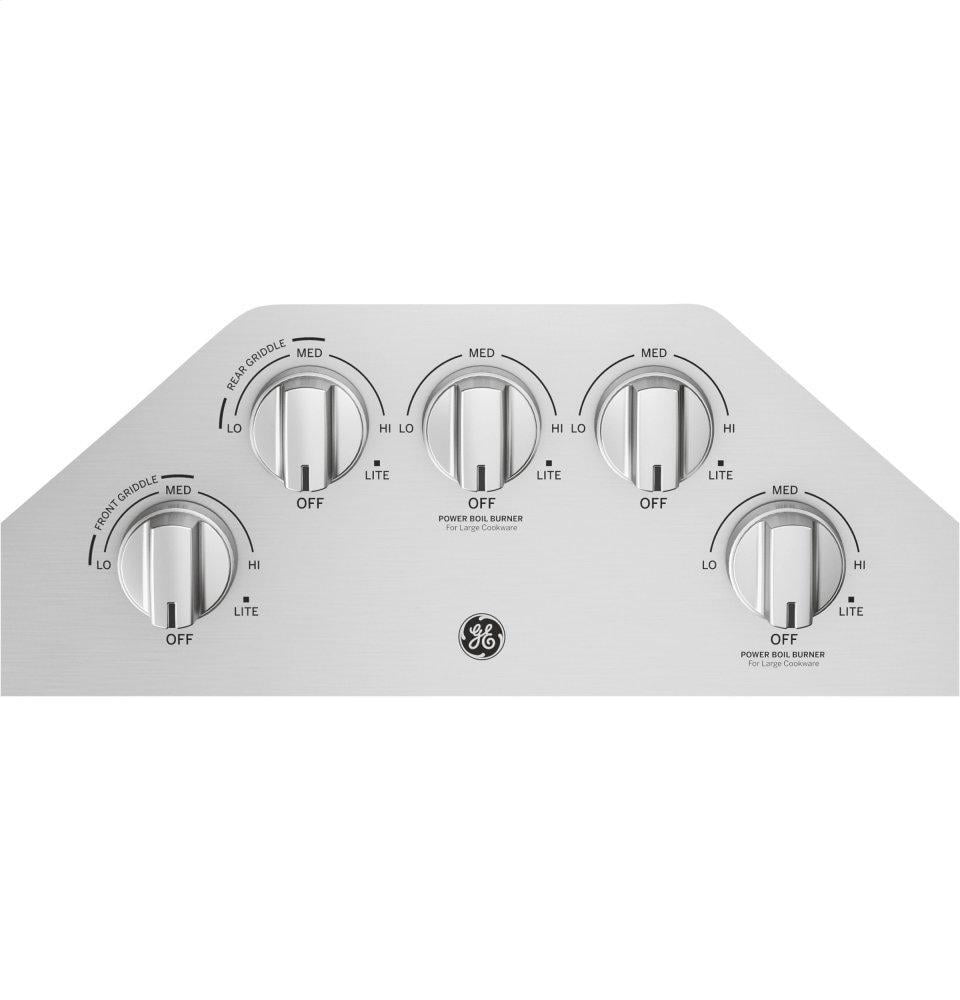 Ge Appliances JGP5036SLSS Ge® 36" Built-In Gas Cooktop With 5 Burners And Dishwasher Safe Grates