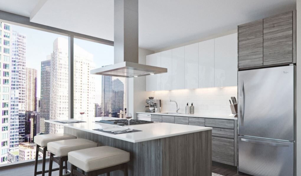Faber BELAIS36SS600B 36" T-Shape Chimney Island Hood