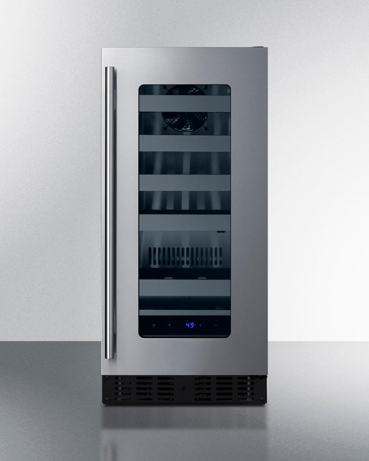 Summit ASDW1522 15" Wide Built-In Wine Cellar, Ada Compliant