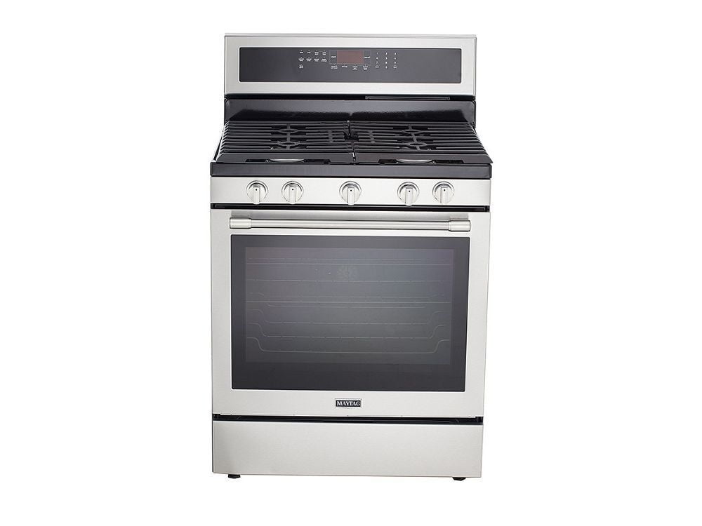 Maytag MGR8800FZ 30-Inch Wide Gas Range With True Convection And Power Preheat - 5.8 Cu. Ft.