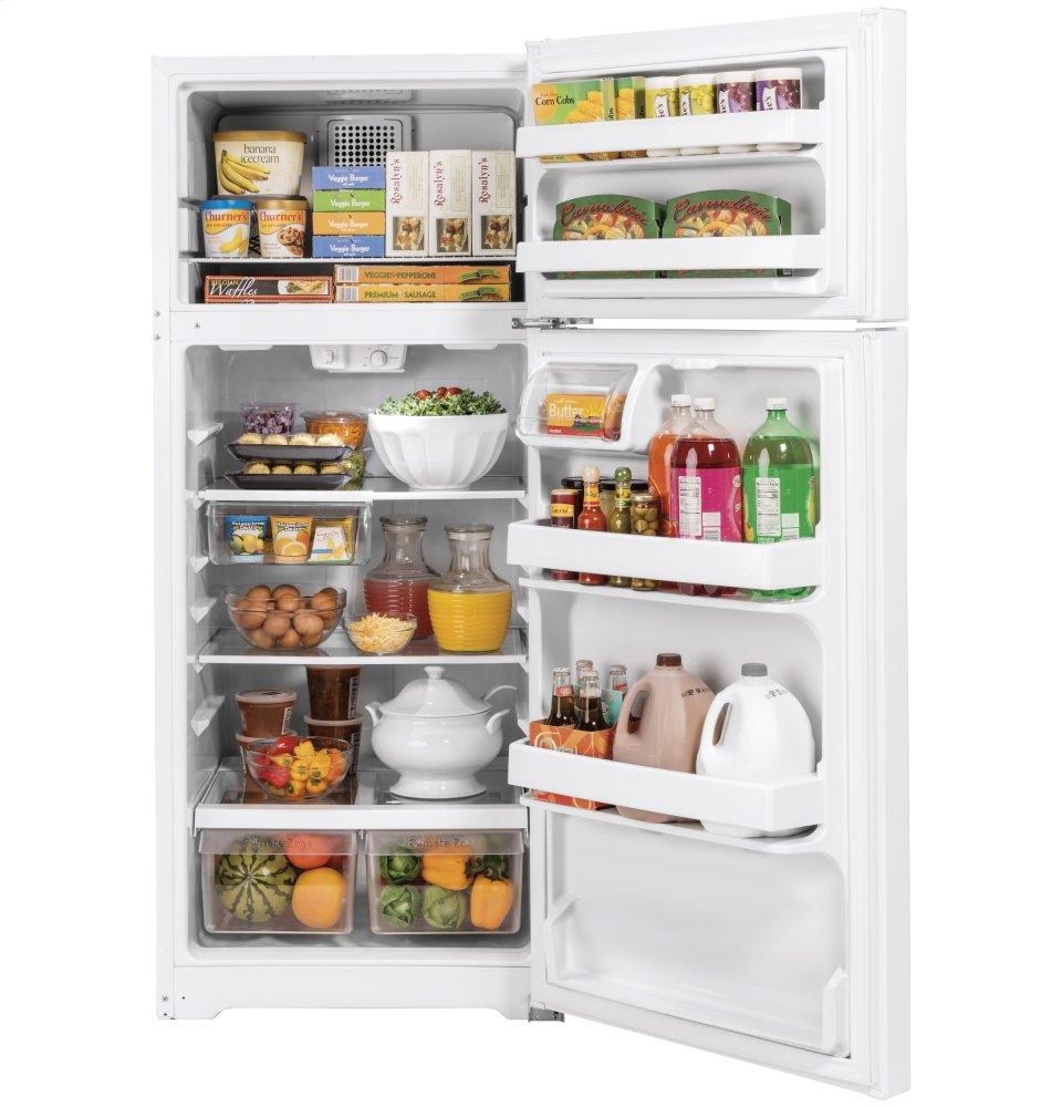 Ge Appliances GTE17GTNRWW Ge® Energy Star® 16.6 Cu. Ft. Top-Freezer Refrigerator