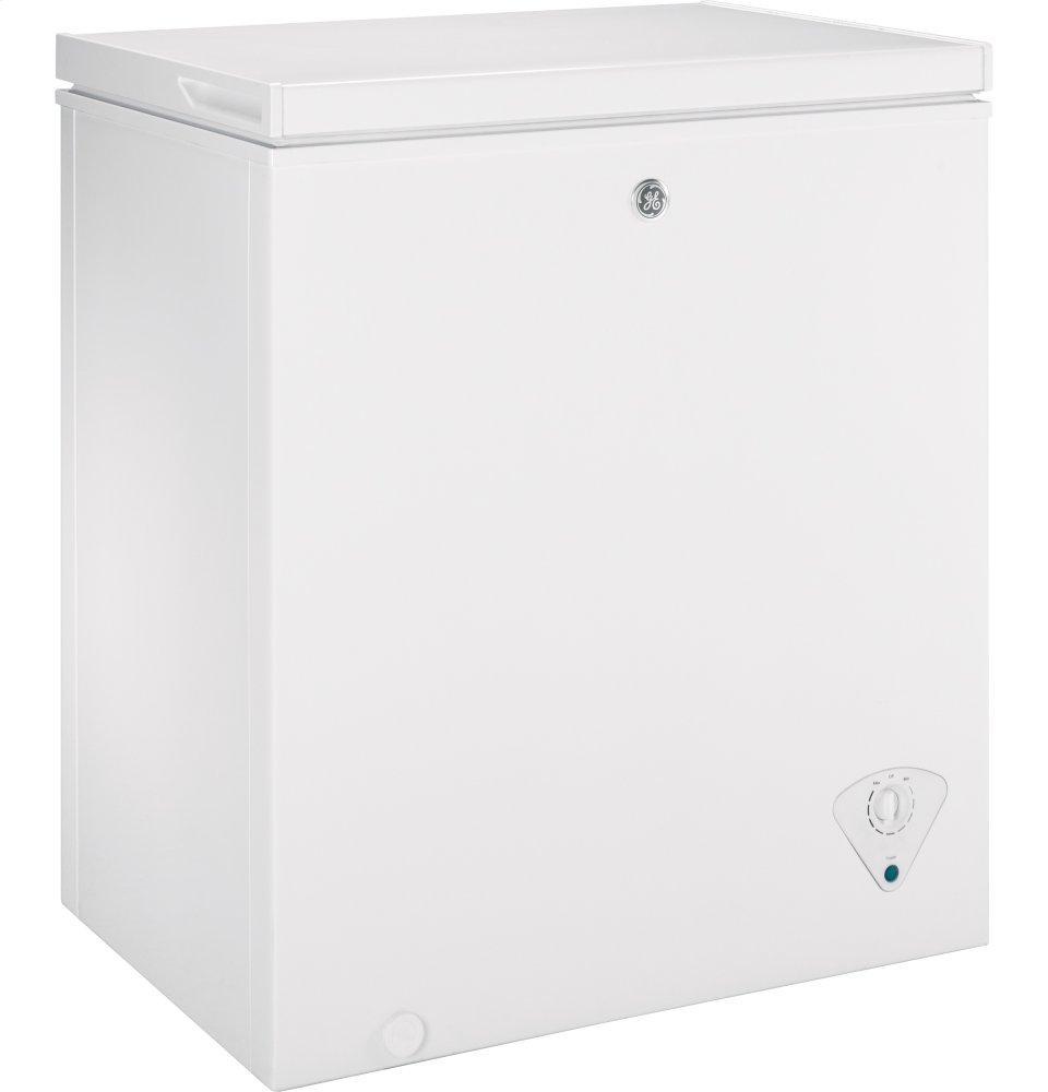 Ge Appliances FCM5STWW Ge® 5.0 Cu. Ft. Manual Defrost Chest Freezer