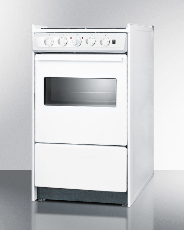 Summit WEM110RW 20" Wide Electric Coil Top Range