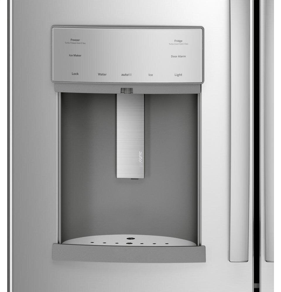 Ge Appliances PFE28KYNFS Ge Profile™ Series Energy Star® 27.7 Cu. Ft. Fingerprint Resistant French-Door Refrigerator With Hands-Free Autofill
