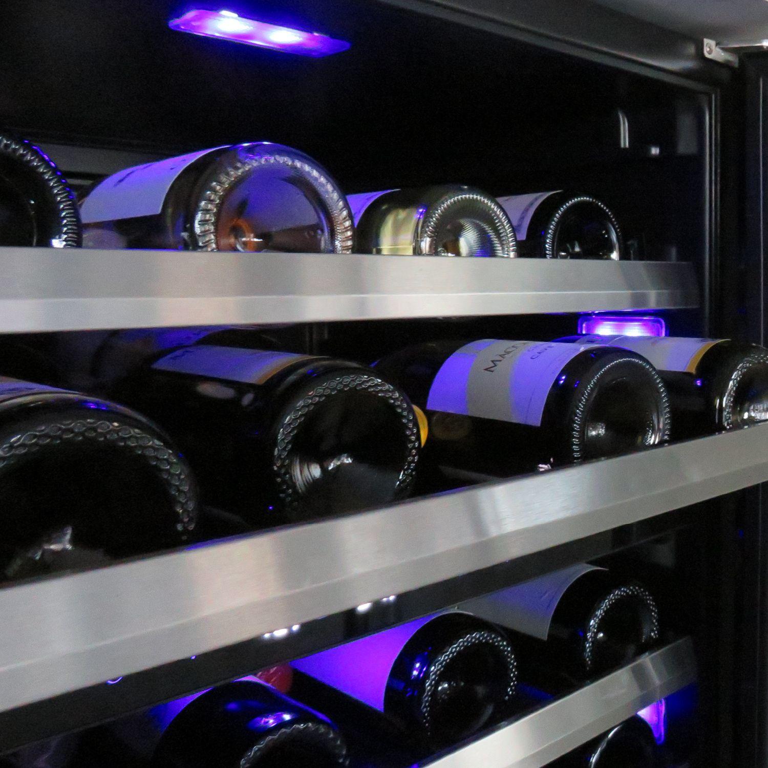 Xo Appliance XOU24WDZOFL Wine Cellar 2 Zone 24" Solid Overlay Door Lh