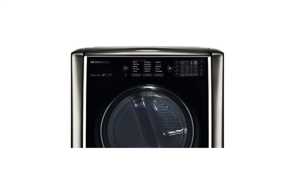 Lg DLGX9501K Lg Signature 9.0 Cu. Ft. Large Smart Wi-Fi Enabled Gas Dryer W/ Turbosteam™