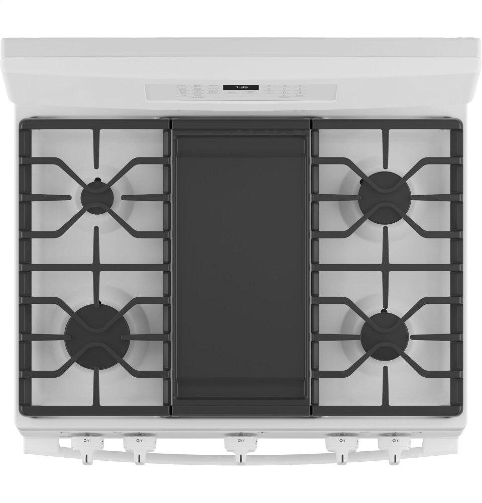 Ge Appliances JGB735DPWW Ge® 30" Free-Standing Gas Convection Range With No Preheat Air Fry