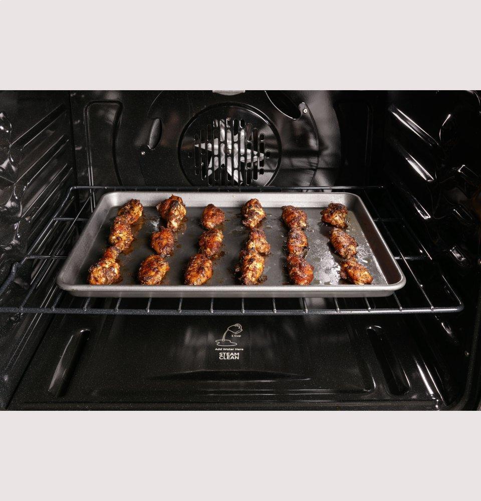 Ge Appliances PGB965BPTS Ge Profile™ 30" Free-Standing Gas Double Oven Convection Range With No Preheat Air Fry