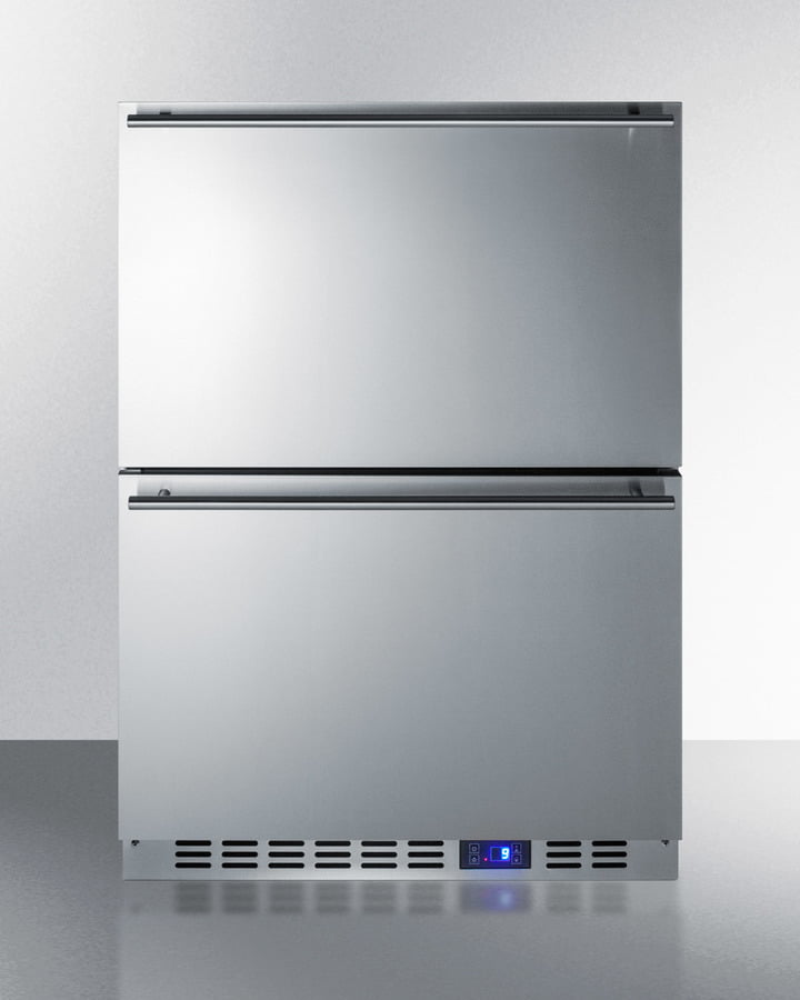 Summit SPFF51OS2D 24" Outdoor 2-Drawer All-Freezer