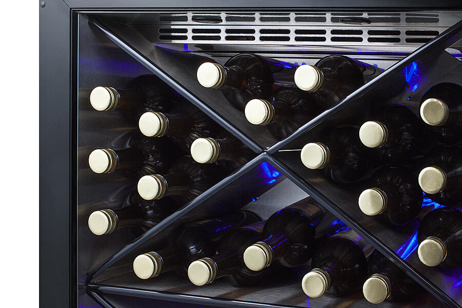 Summit SCR610BLXCSS 24" Wide Single Zone Built-In Commercial Wine Cellar