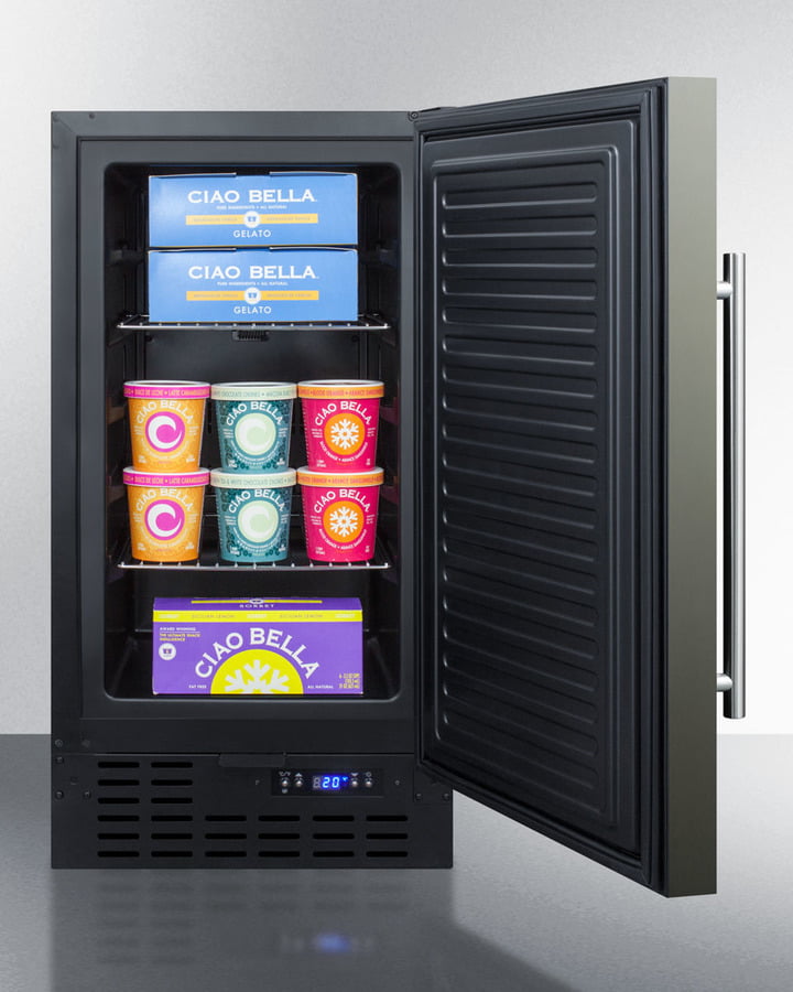 Summit SCFF1842KSADA 18" Built-In All-Freezer, Ada Compliant