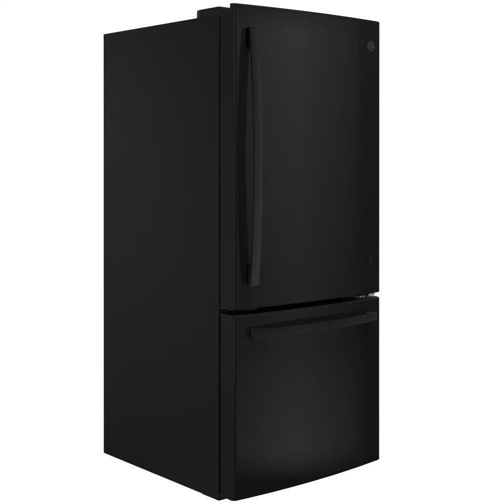 Ge Appliances GBE21DGKBB Ge® Energy Star® 21.0 Cu. Ft. Bottom-Freezer Refrigerator